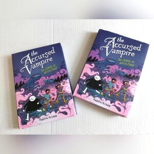 2 New THE ACCURSED VAMPIRE Thr Curse At Witch Camp Hard Back BOOK (A)